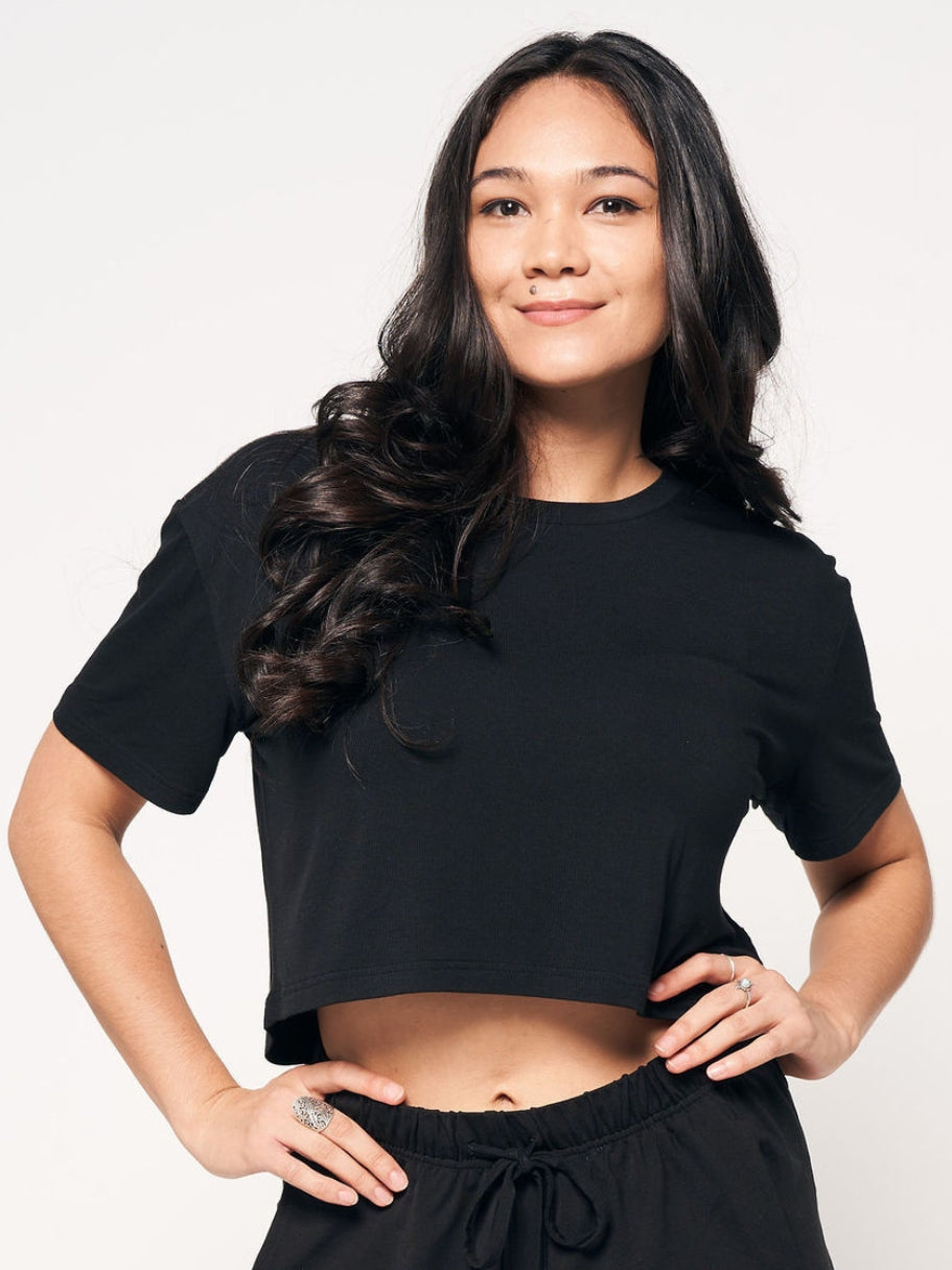 Relaxed Cropped Tee - Main Image