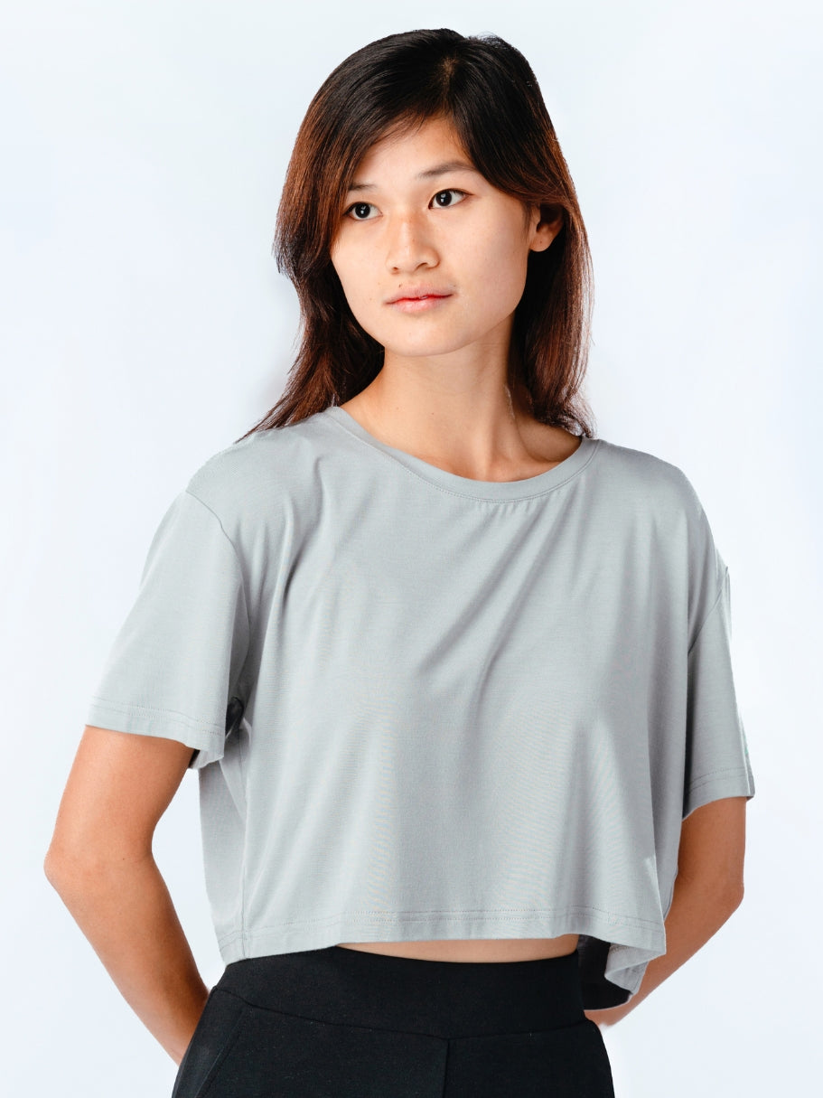 Relaxed Cropped Tee