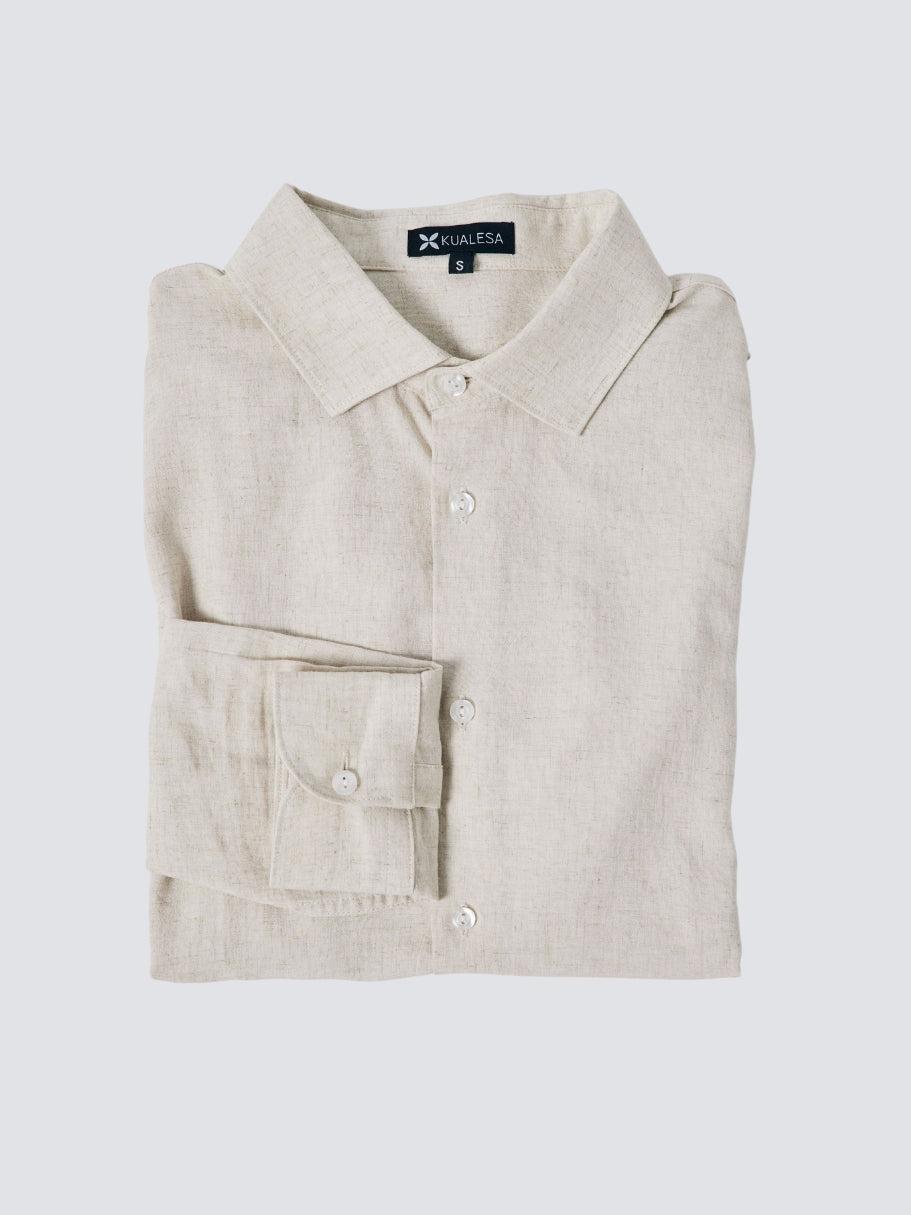 Bamboo Linen Shirt | Classic Collar