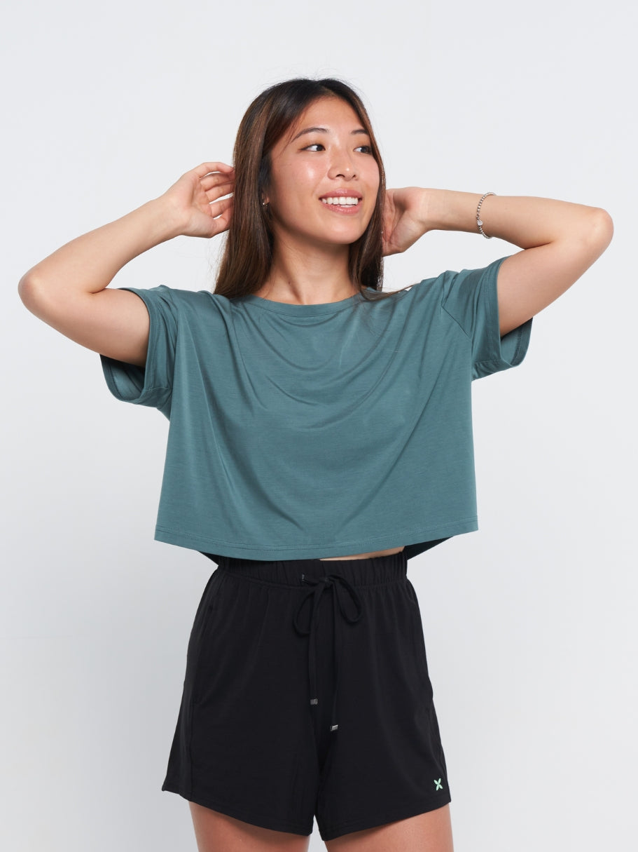 Relaxed Cropped Tee