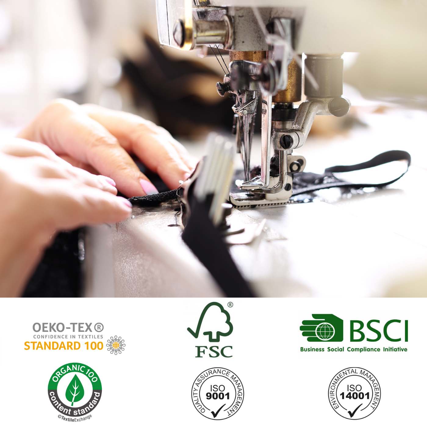 Manufacturer's Sustainability and Labour Certifications